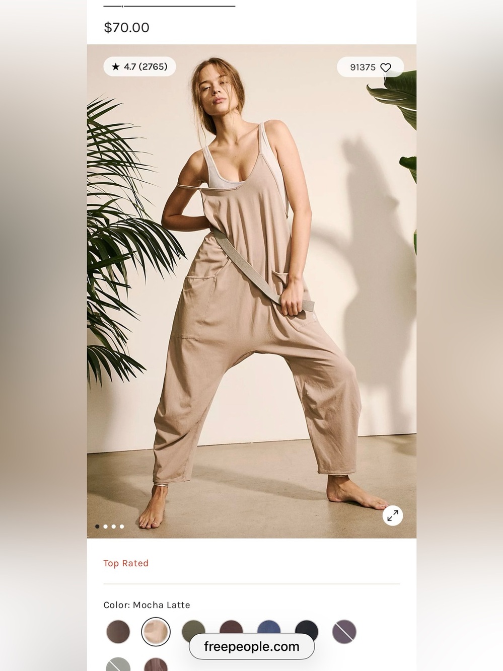 Free People Movement Hot Shot Onesie Romper